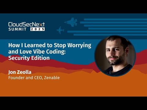 Jon on stage at SANS CloudSecNext 2025